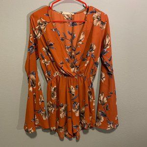Audrey 3+1 Floral Romper